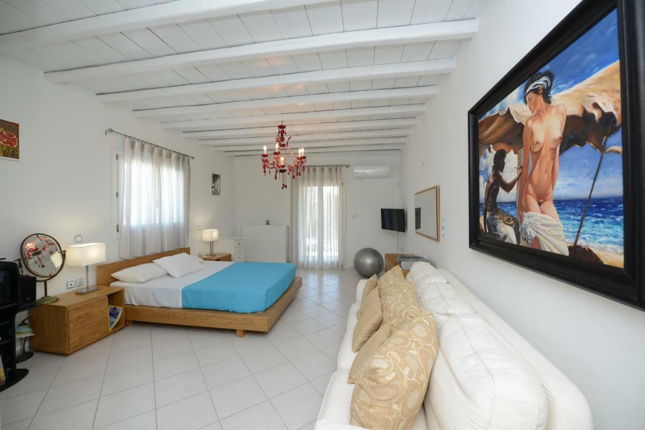 Wild View Mykonos Villa Merchia Beach Luaran gambar